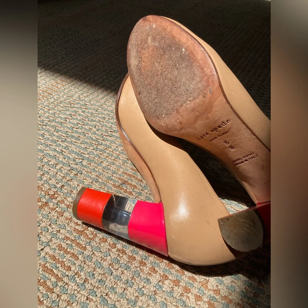 Kate Spade Nude Pump with Lucite Heel❣️ - Picture 5 of 12